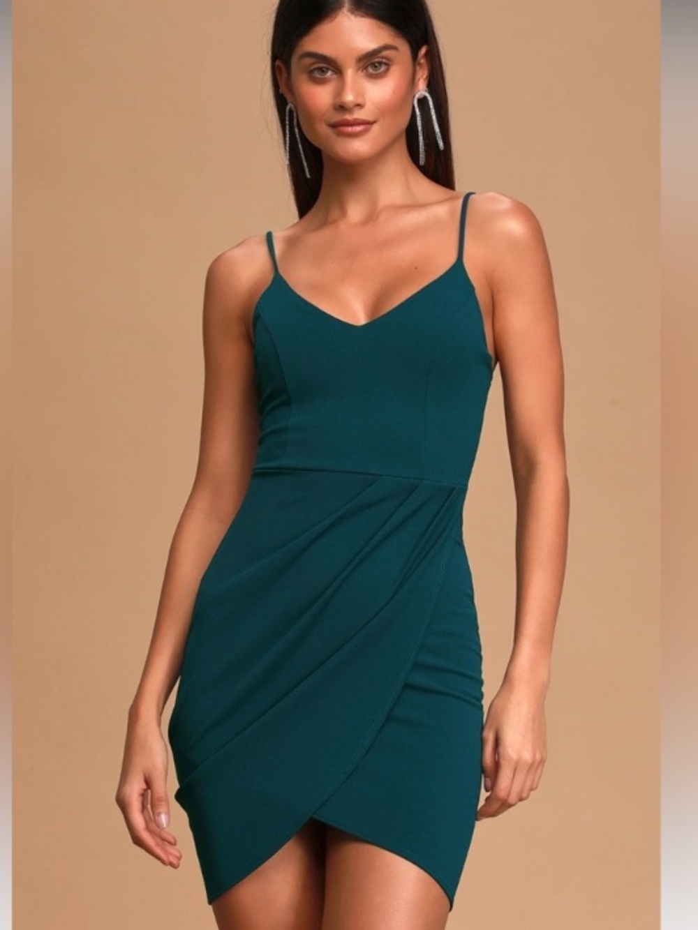 Lulus Forever Your Girl Teal Blue Bodycon Dress